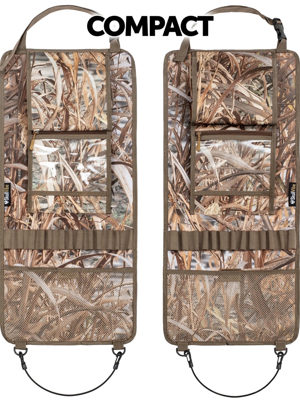 NWT Compact Car Seat Back Organizer - Camouflage Brown - Set
